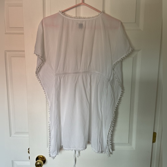 Old Navy White Embroidered Swim Cover Up - Picture 2 of 10